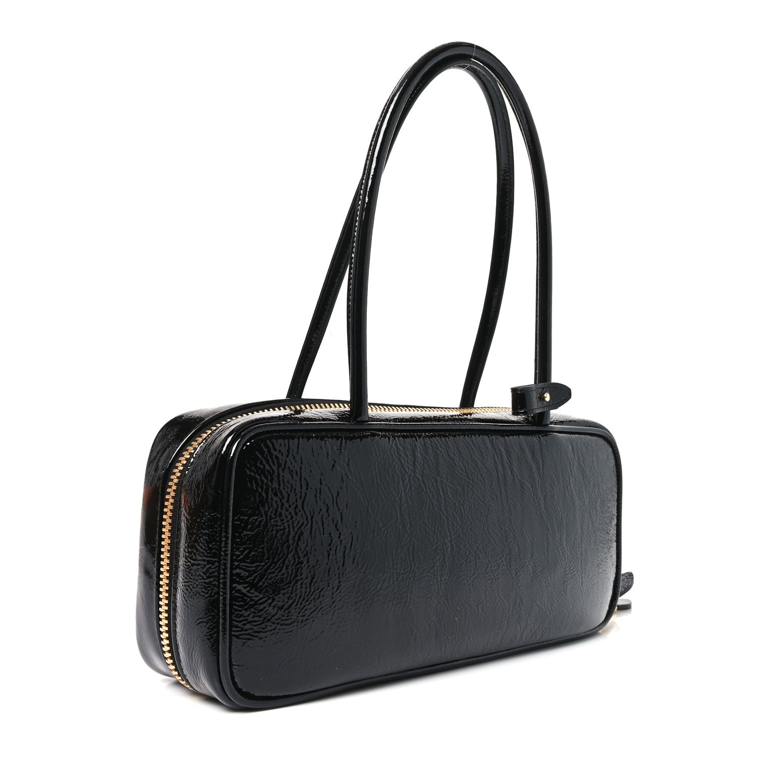Miu Miu Naplak Patent Small Beau Top Handle Bag Black 3 of 9