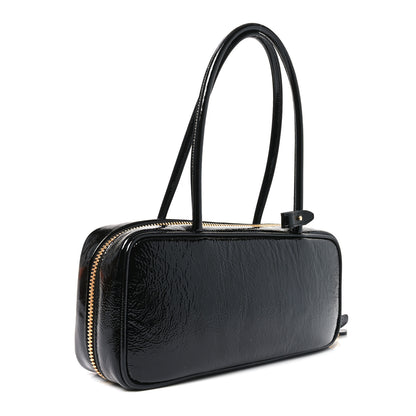 Miu Miu Naplak Patent Small Beau Top Handle Bag Black 3 of 9