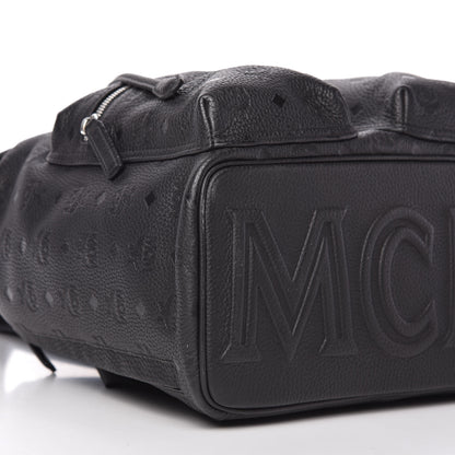 MCM Calfskin Ottomar Small Tivitat Two-Pocket Backpack Black 6 of 9