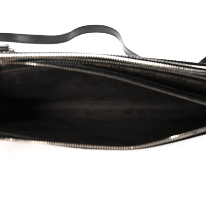 Gucci GG Supreme Monogram Signature Messenger Bag Black 5 of 11