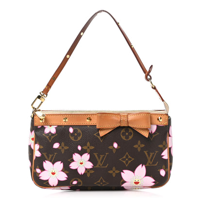 Louis Vuitton Monogram Cherry Blossom Pochette Accessories Brown 1 of 12
