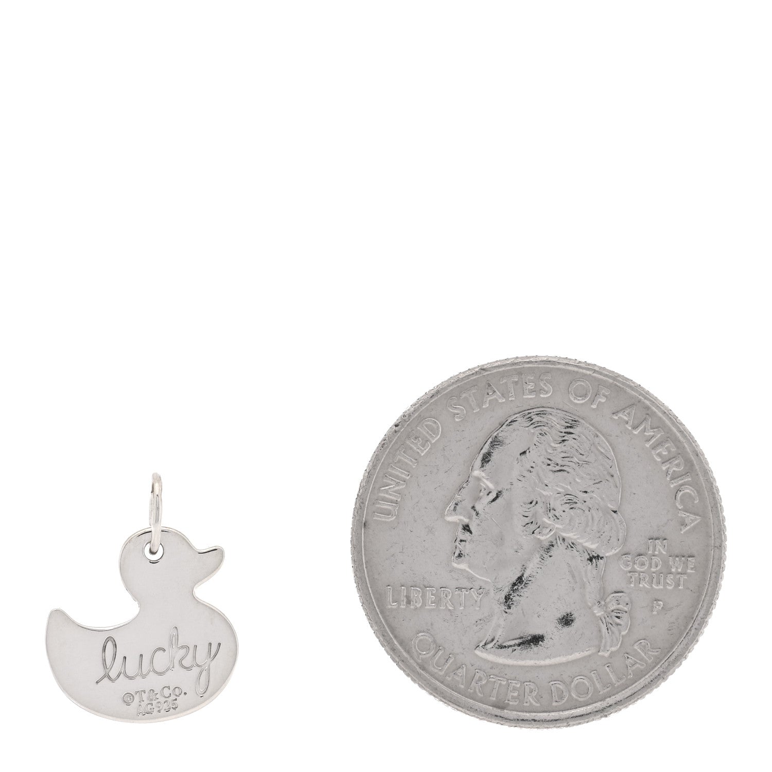 Tiffany Sterling Silver Lucky Duck Charm 1856749 – FASHIONPHILE