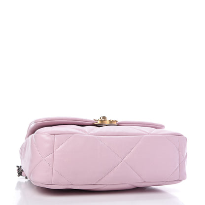 Chanel Lambskin Quilted Medium Chanel 19 Flap Light Pink 4 of 11
