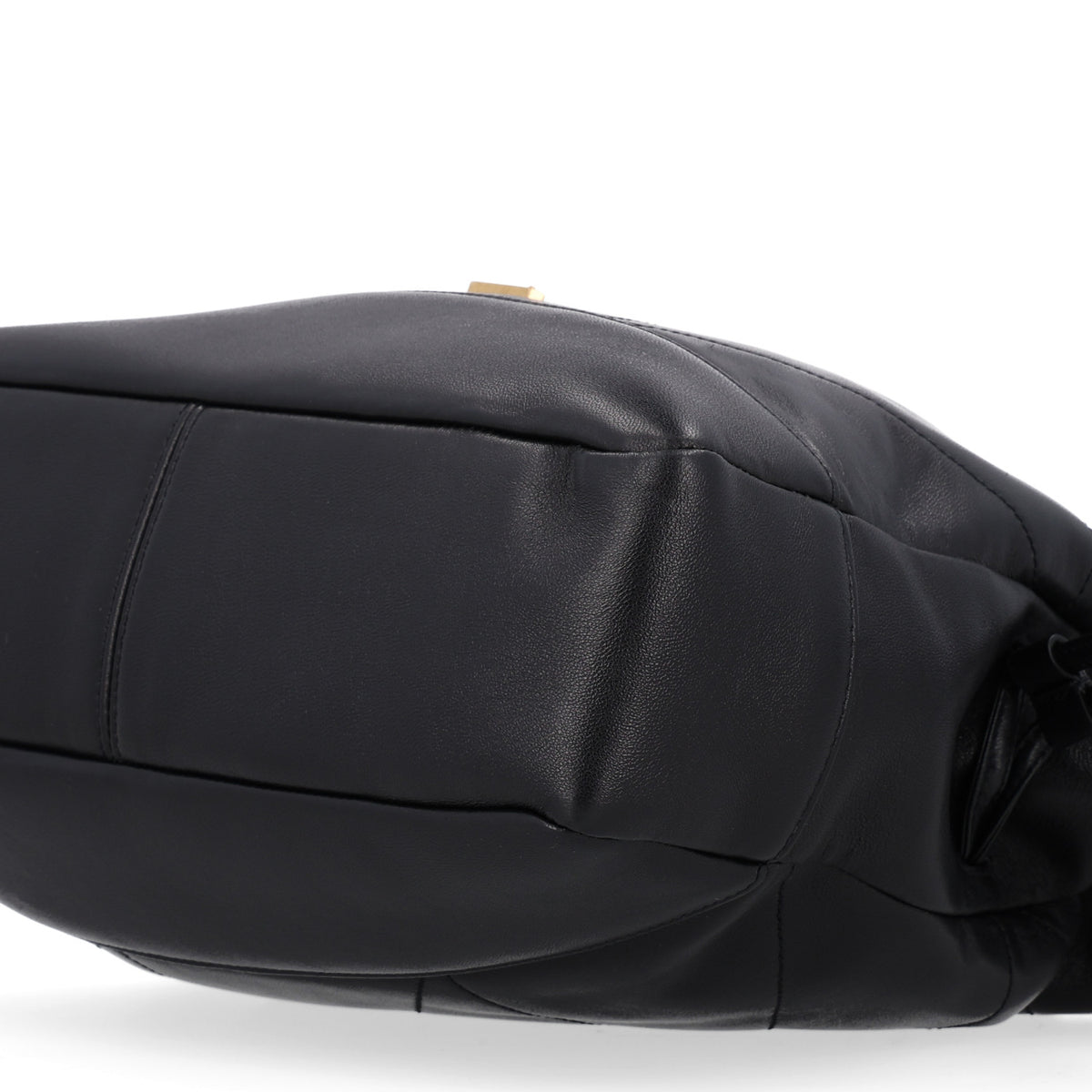 Lambskin Small Jamie Shopping Tote Black