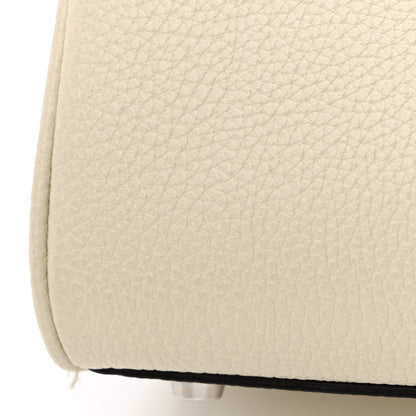 Gucci Grainy Calfskin Small Zumi Top Handle Bag Mystic White 13 of 14