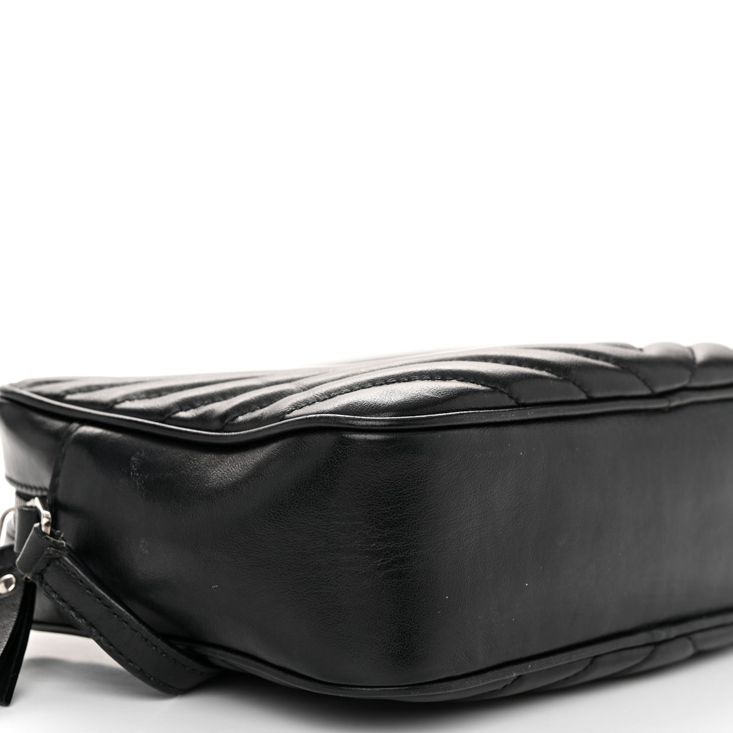 Calfskin Matelasse Monogram Lou Camera Bag Black
