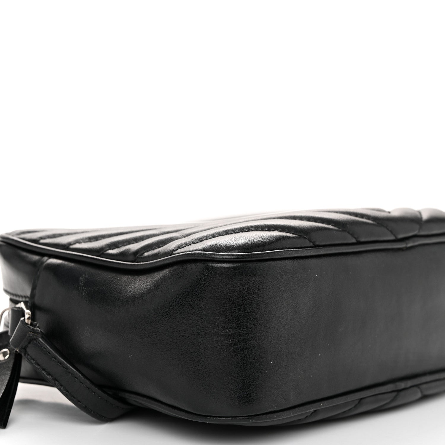 Saint Laurent Calfskin Matelasse Monogram Lou Camera Bag Black 10 of 11