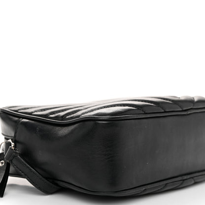 Saint Laurent Calfskin Matelasse Monogram Lou Camera Bag Black 10 of 11