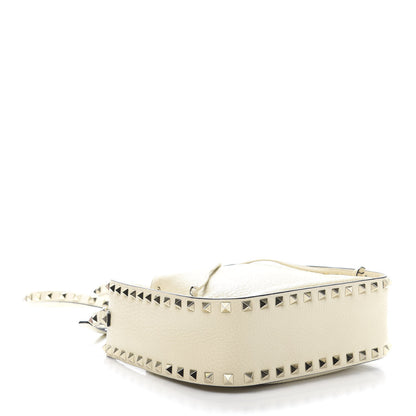 Valentino Garavani Grained Calfskin Rockstud Bucket Bag Light Ivory 4 of 12