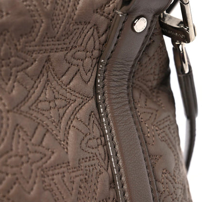 Louis Vuitton Monogram Lambskin Antheia IXIA MM Chocolate 13 of 19