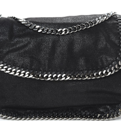 Stella McCartney Shaggy Deer Falabella Shoulder Bag Black 7 of 9