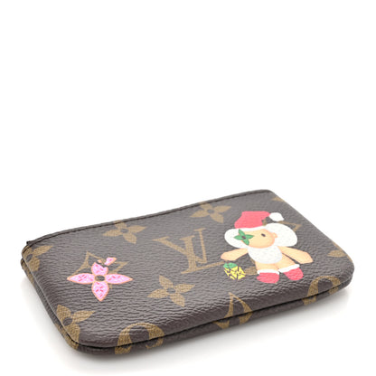 Louis Vuitton Monogram 2024 Christmas Animation Candy Factory Key Pouch Candy Red 4 of 8