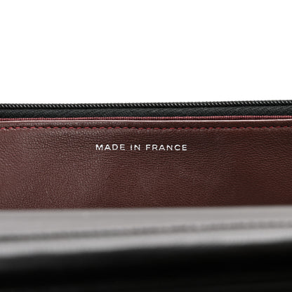 Chanel Lambskin Quilted Wallet On Chain WOC Black 7 of 12