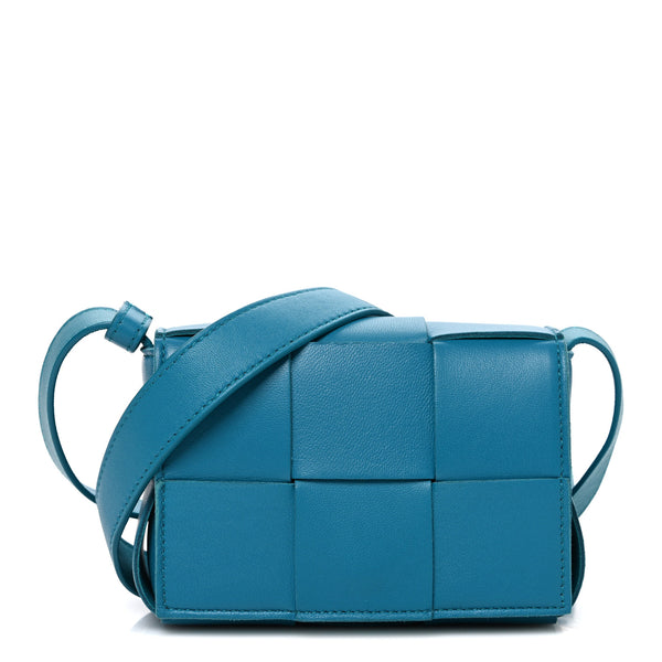 Bottega Veneta Lambskin Maxi Intreccio Candy Cassette Crossbody