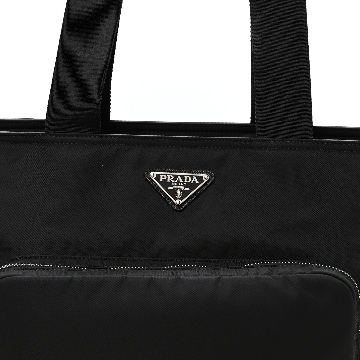 Nylon Vela Baby Bag Black