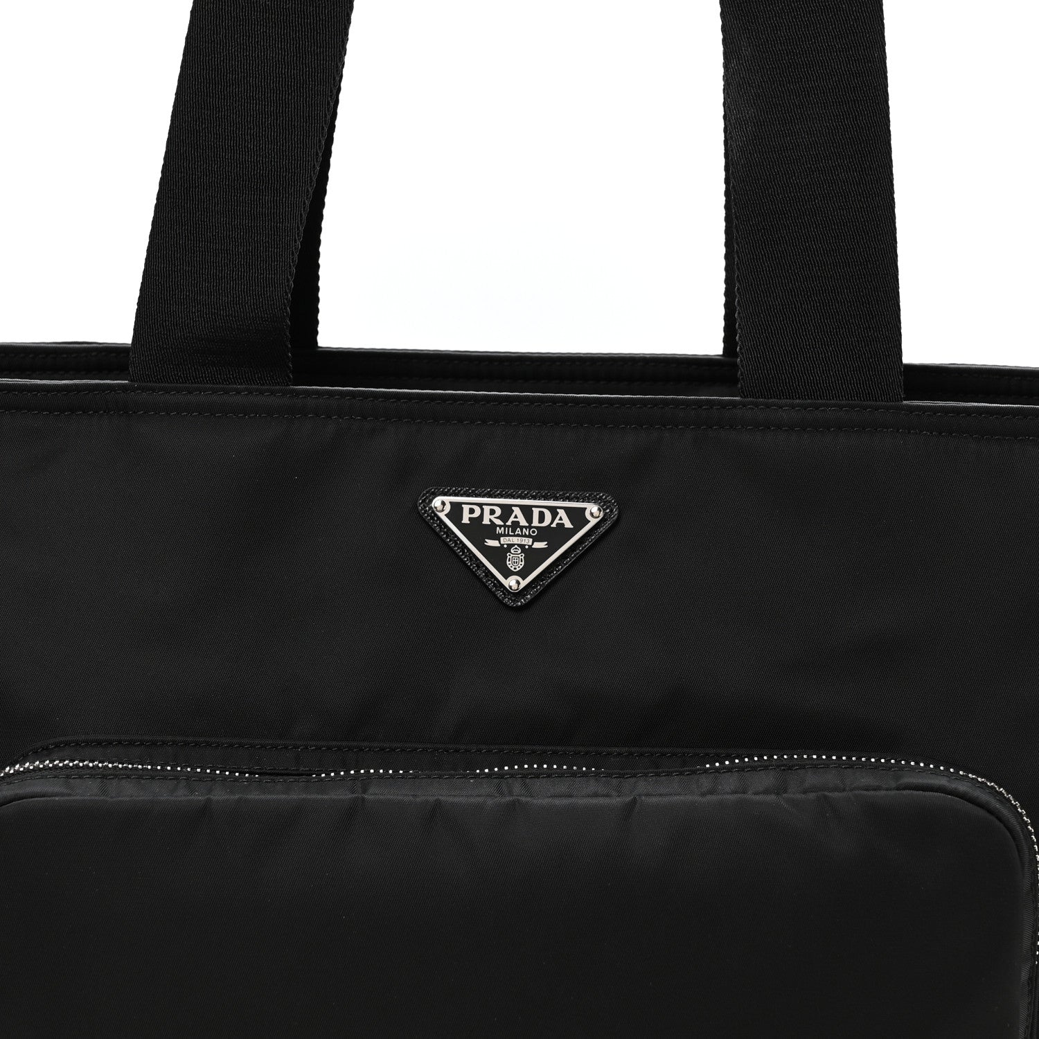 Prada Nylon Vela Baby Bag Black 9 of 12