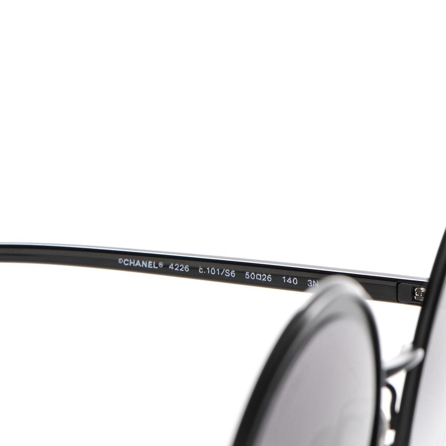 Chanel Round Sunglasses 4226 Black 7 of 7
