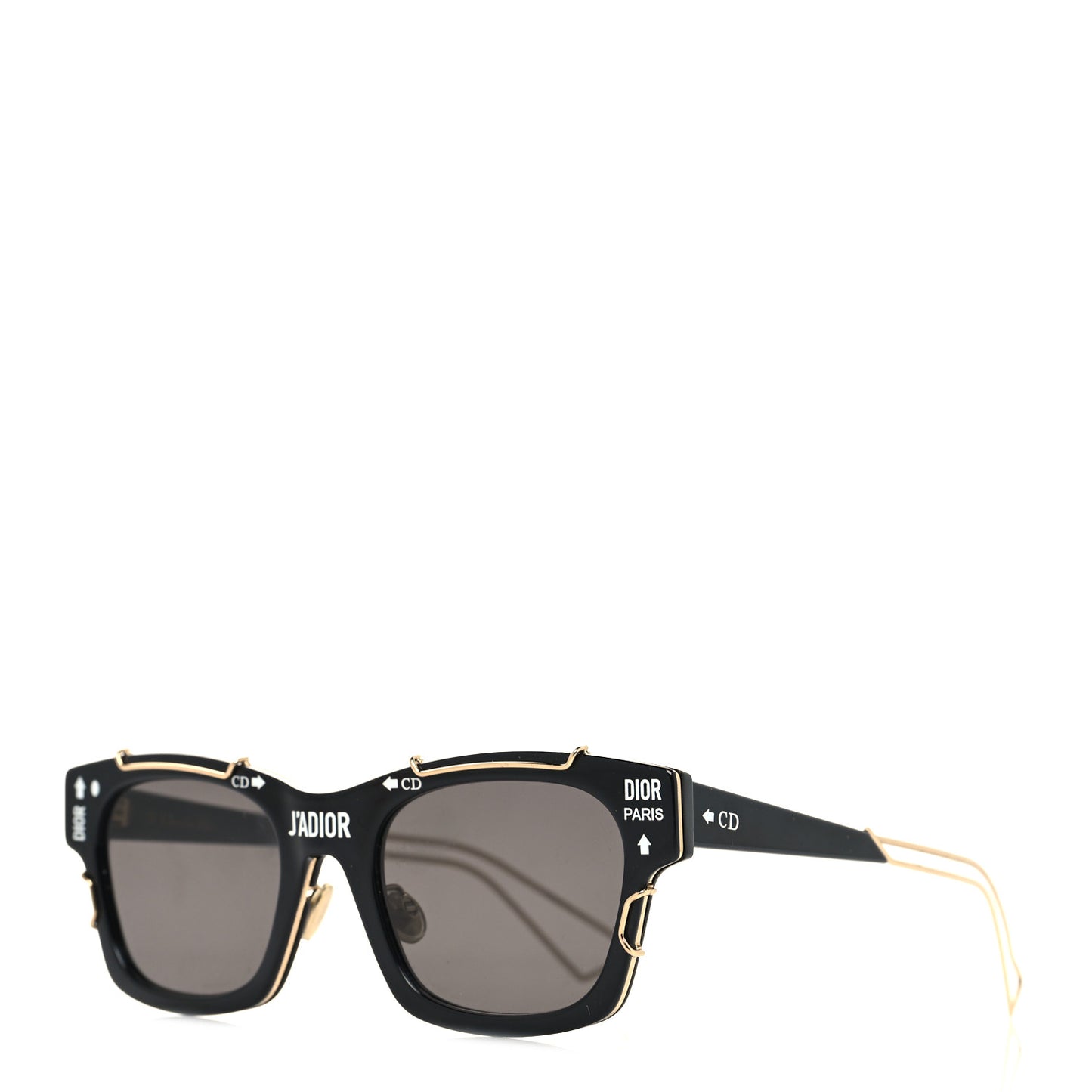 Acetate J'adior Sunglasses Black