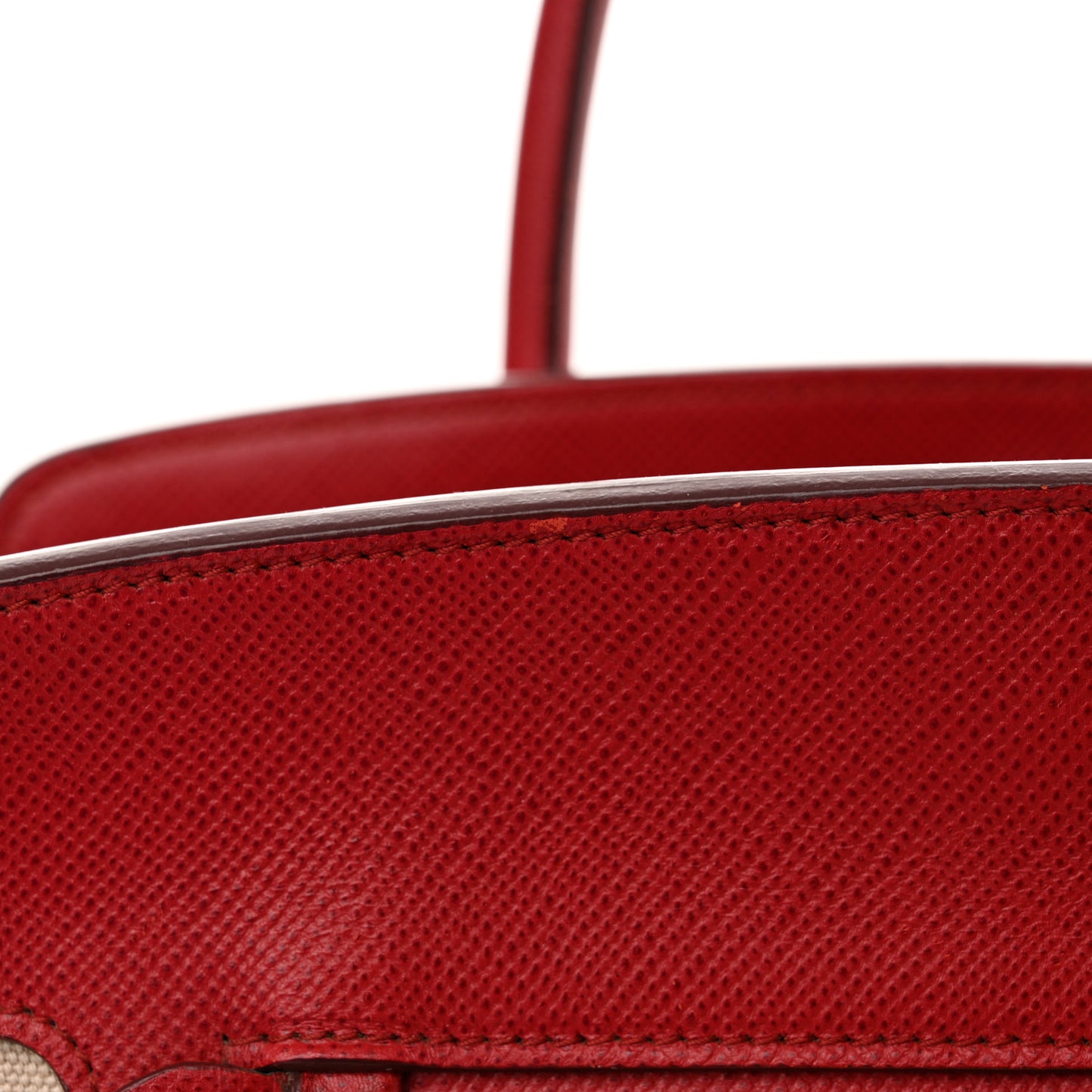 Canapa Saffiano Cuir Tote Corda Fuoco