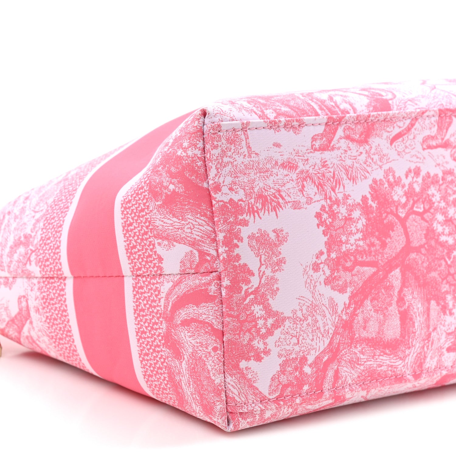 Christian Dior Canvas De Jouy Diortravel Nomad Pouch Pink 10 of 10