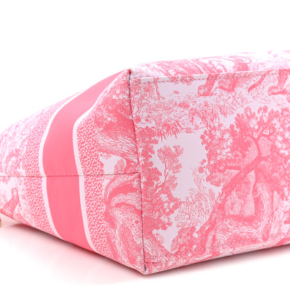 Christian Dior Canvas De Jouy Diortravel Nomad Pouch Pink 10 of 10