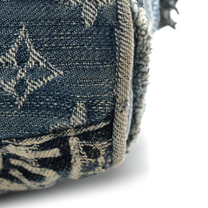 Louis Vuitton Denim Patchwork Speedy 30 Blue 11 of 14
