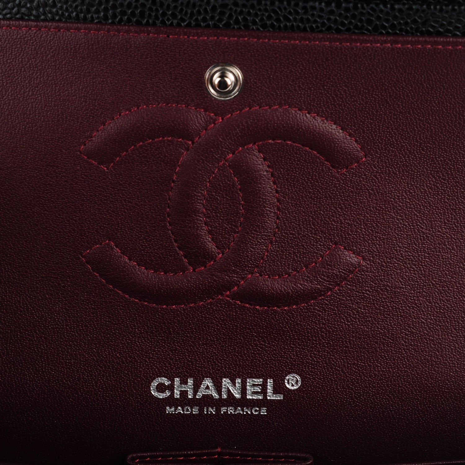 Chanel Caviar Quilted Medium Double Flap Black 6 of 8