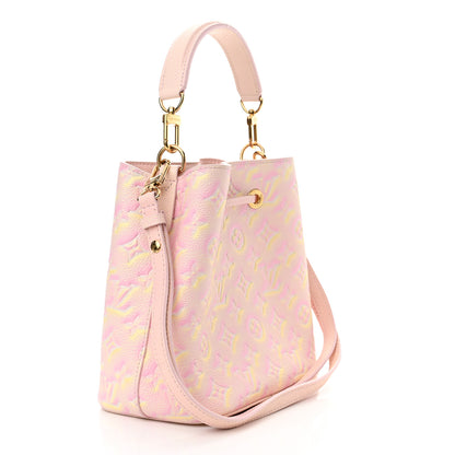 Louis Vuitton Empreinte Monogram Summer Stardust Neonoe BB Pink 3 of 9