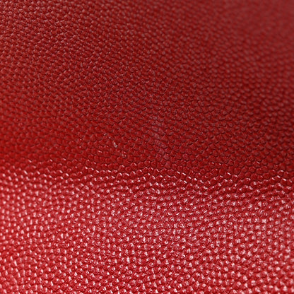 Saint Laurent Grain De Poudre Uptown Pouch Red 14 of 15