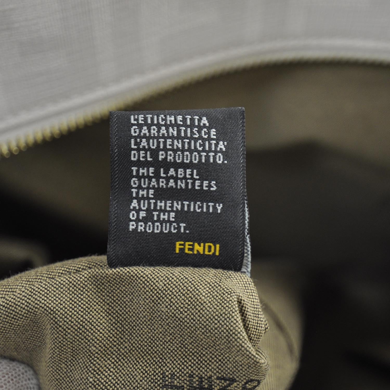 Fendi Zucca Spalmati Large Chef Shopper Tote White 9 of 10