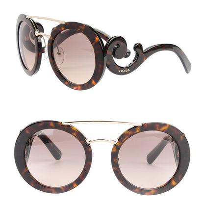 Prada Baroque Sunglasses SPR 13S Havana 1 of 6