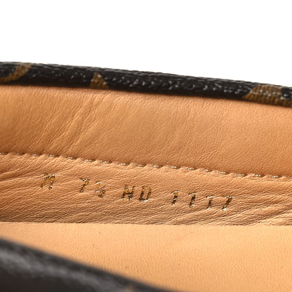 Louis Vuitton Monogram Mens Arizona Car Shoe Moccasin Loafers 7.5 8 of 9