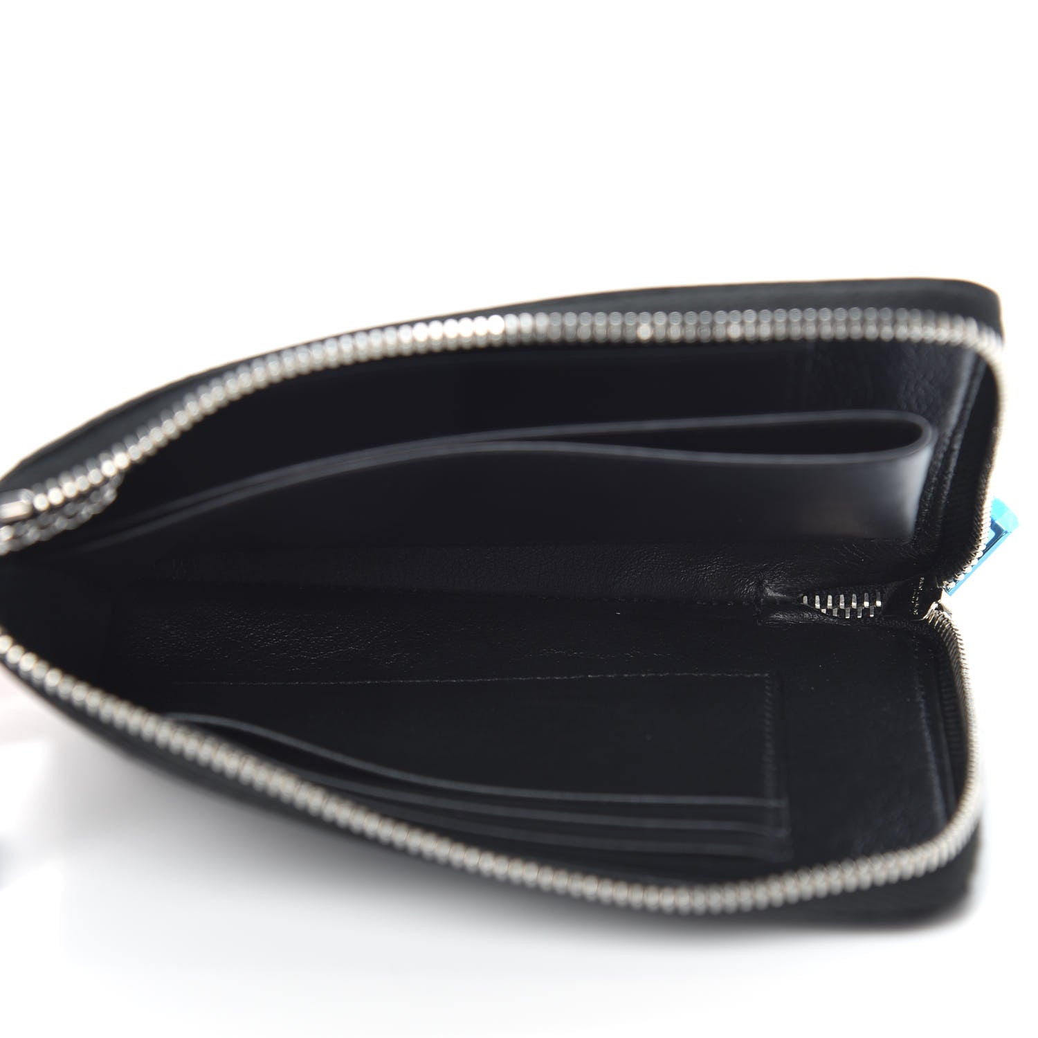 Saint Laurent Grain de Poudre Key Pouch Black 5 of 7