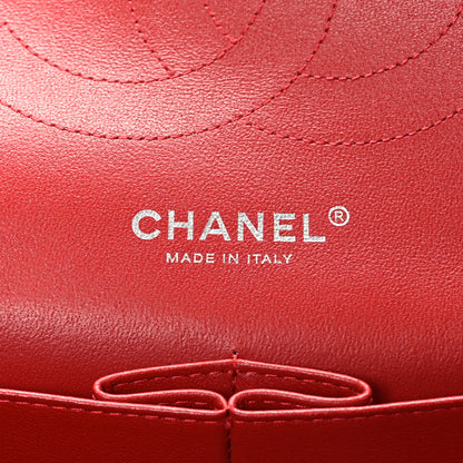Chanel Lambskin Quilted Jumbo Double Flap Red 6 of 9