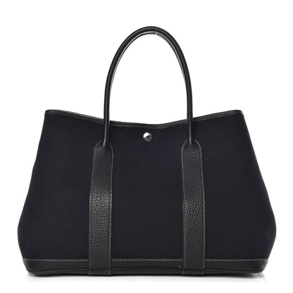 Hermes Toile Negonda Garden Party Tote 36 MM Black 1 of 16