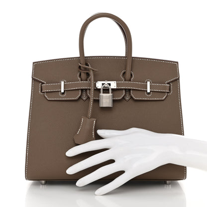 Hermes Epsom Birkin Sellier 25 Etoupe 2 of 14