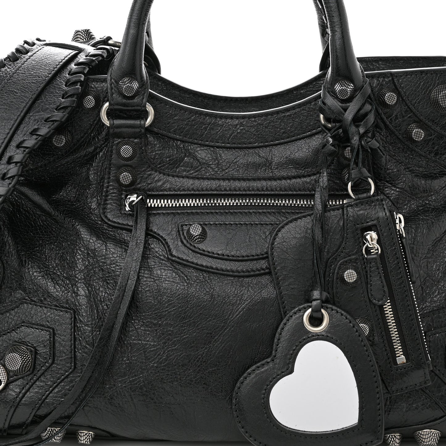 Agneau Arena Neo Cagole City Handbag Black