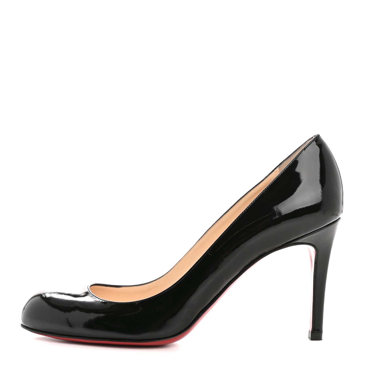 Christian Louboutin Patent Simple 85 Pumps 37.5 Black 1 of 8