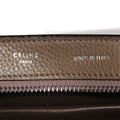 Celine Drummed Calfskin Suede Small Trapeze Dune 7 of 9