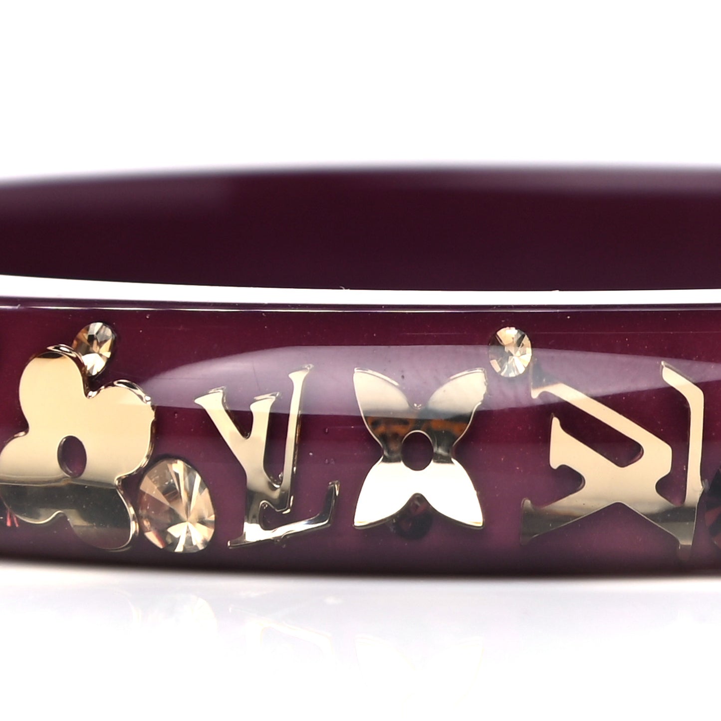 Resin Swarovski Medium Inclusion Bracelet PM Praline