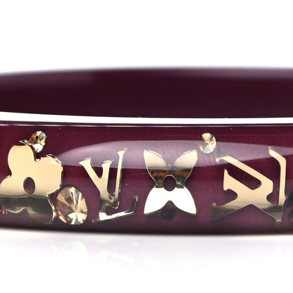 Louis Vuitton Resin Swarovski Medium Inclusion Bracelet PM Praline 5 of 6