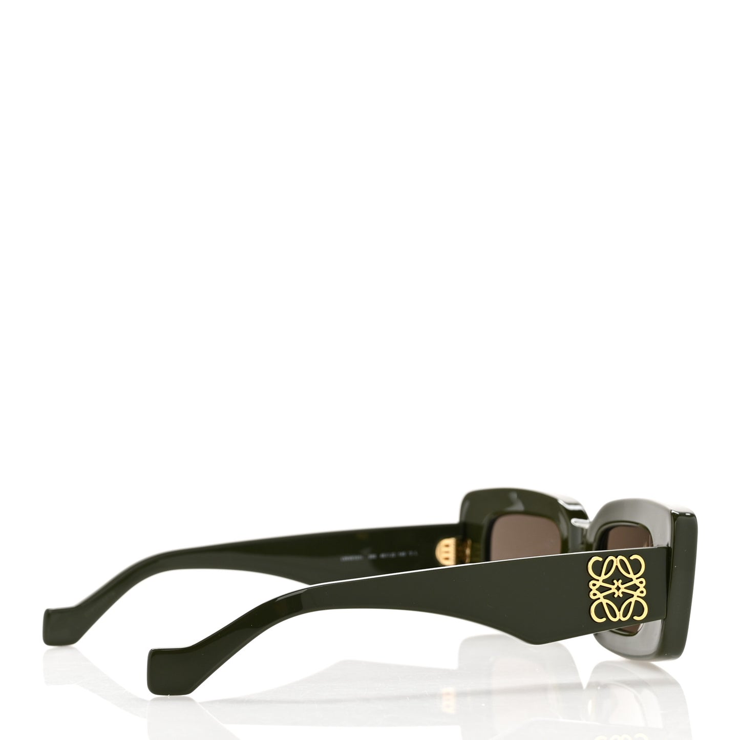 Acetate Rectangular Sunglasses LW40101I Dark Olive