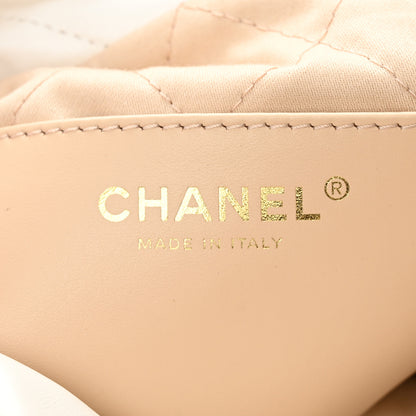 Chanel Shiny Calfskin Quilted Mini Chanel 22 White 6 of 10