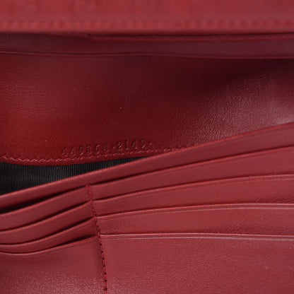 Gucci Soft Microguccissima Continental Zip Wallet Red 7 of 9