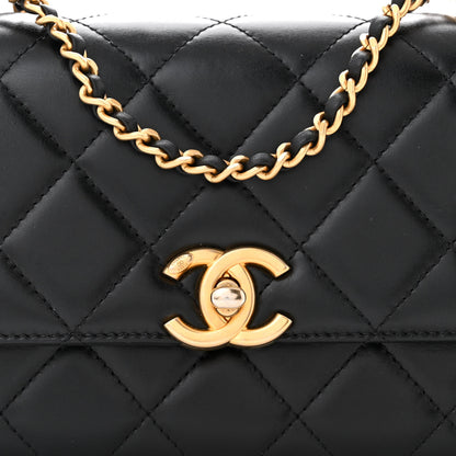 Chanel Calfskin Quilted Mini Perfect Fit Flap Black 8 of 12