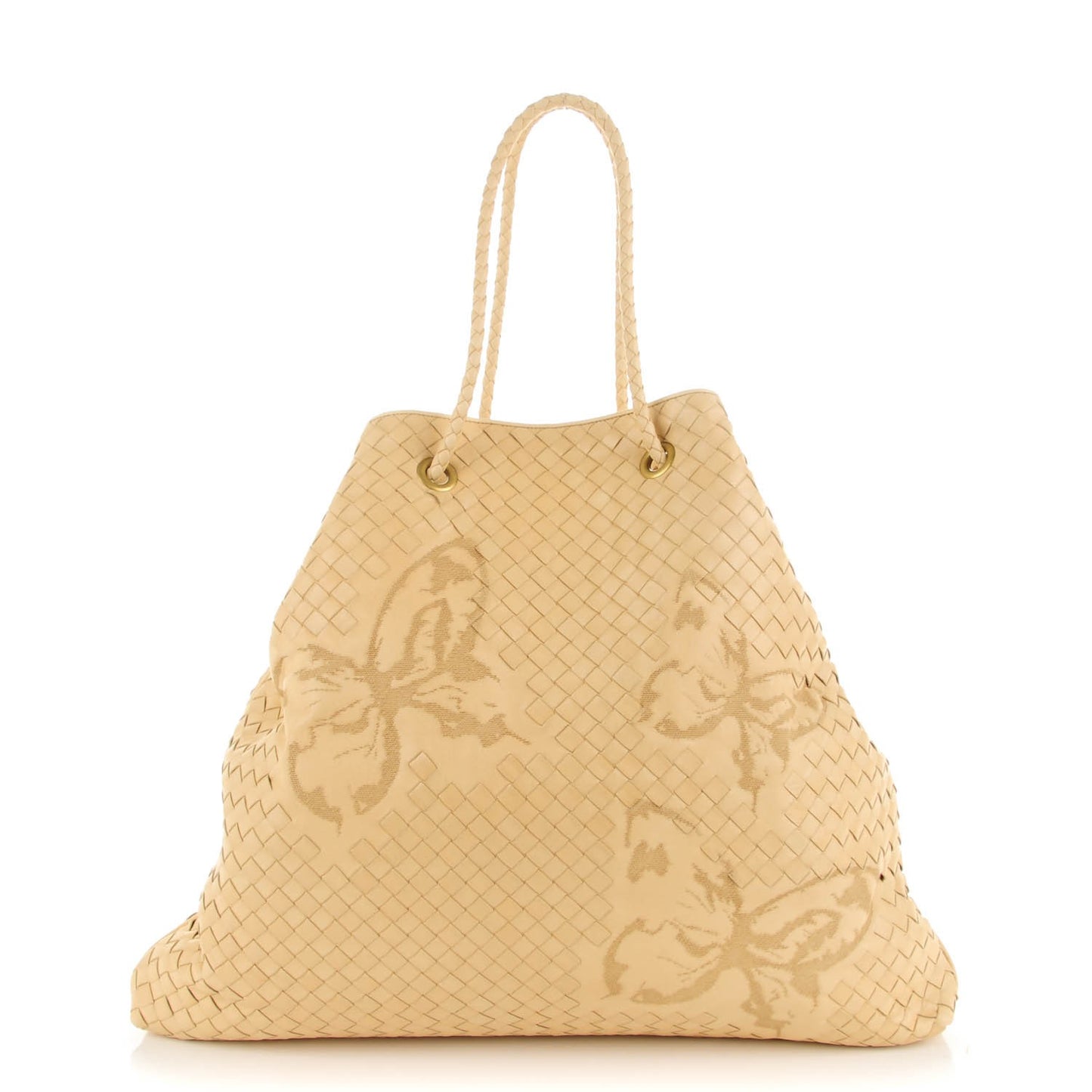 Nappa Intrecciato Butterfly Farfalle Shoulder Bag Aurora