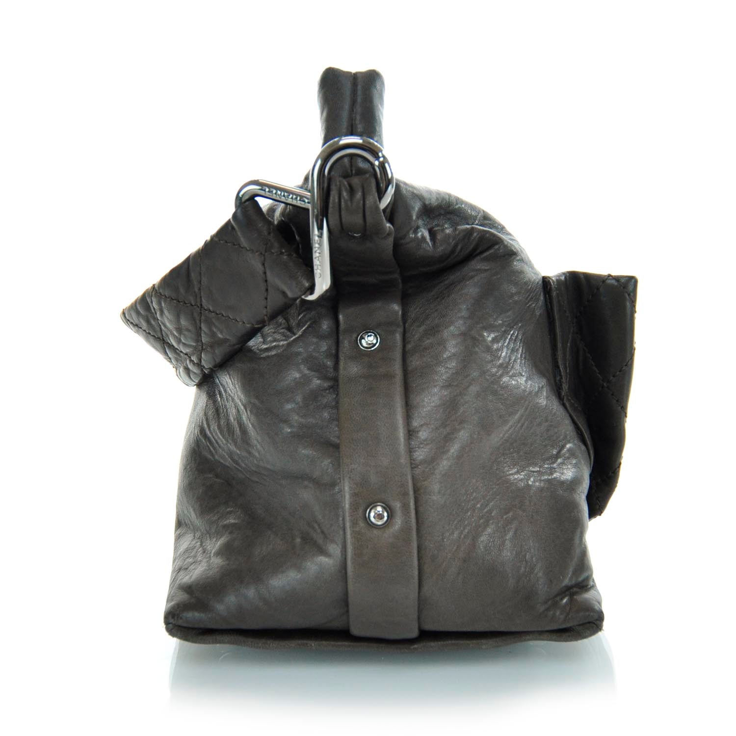 Chanel Quilted Lambskin 8 Knots Hobo Brown 6 of 11