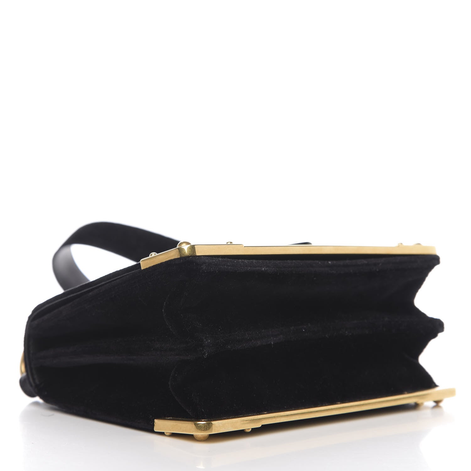 Prada Velvet City Calfskin Cahier Bag Black 3 of 8