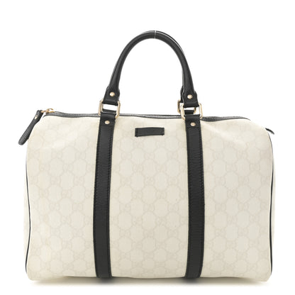 Gucci GG Plus Monogram Medium Joy Boston White Black 1 of 14