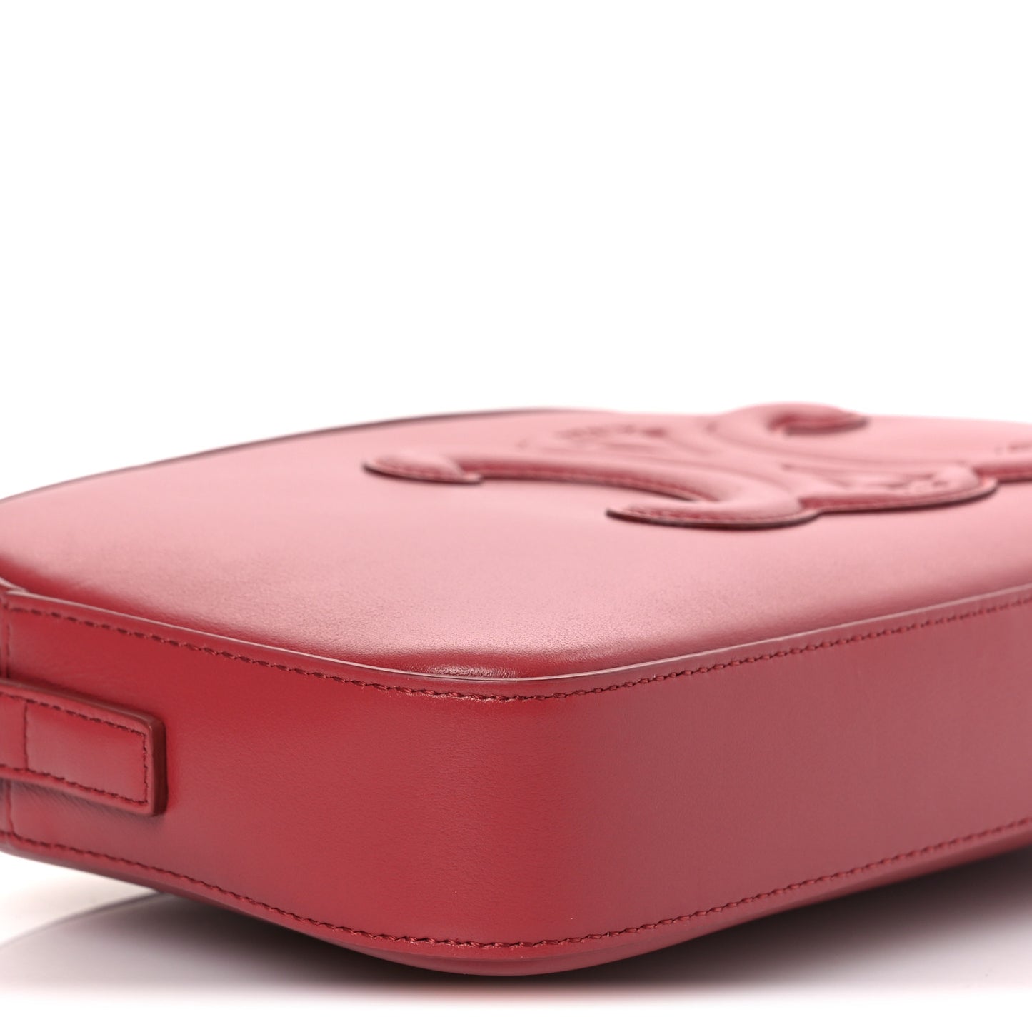 Smooth Calfskin Cuir Triomphe Camera Shoulder Bag Lipstick